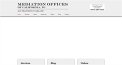 Desktop Screenshot of mediationoffices.net